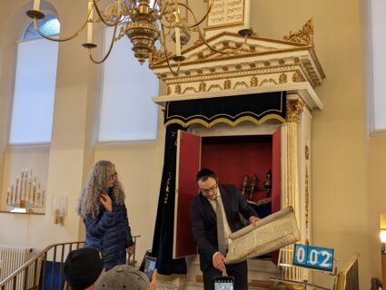 Towards entry "Fürth History – Meeting with the Granddaughter of Dr. Hallemann"