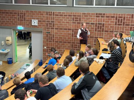 Question and answer session following the lecture "Playing with God" by Dr. Nathanael Riemer
